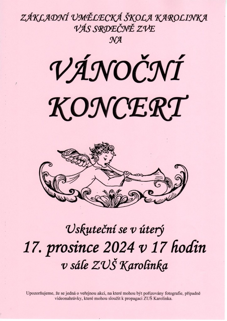 Vánoční koncert v Karolince2024